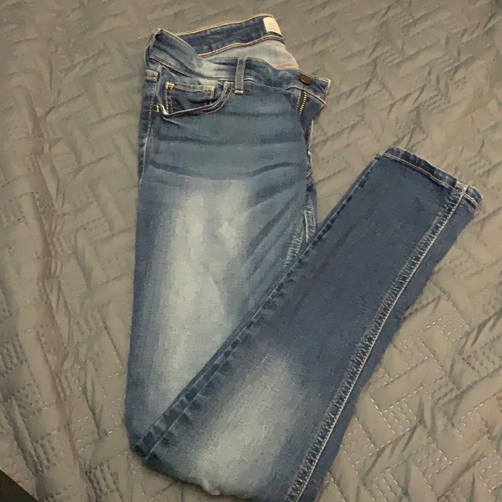 Skinny medium wash jeans!